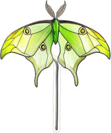 Bird Butterfly Flower Plant Pot Stake Decoration, 4.7 Inch 2D Colorful Acrylic Bird Butterfly Garden Ground Insert Decor, Outdoor Yard Lawn Pathway Patio Art Ornaments, Gifts for Mom (O)