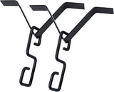 Rain Chain Gutters Adapter Clip for Garden V Style Copper Hook Hanger Gutter Clip for Rain Chain Installation kit Iron Connector for Rain Chimes Downspout Outside Hardware Pack of 2
