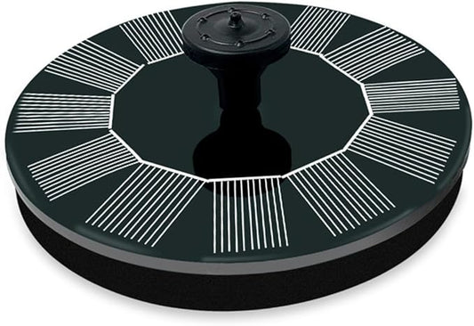 FAVOMOTO Solar Floating Fountain Solar Powered Mini Water Fountain for Garden and Bird Bath Automatic Operation Cute Design Efficient Water Circulation Durable Material