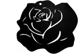Replacement Wind Catcher, Wind Chime Sail Replacement with 16.4FT Nylon Cord, Metal Wind Chime Parts Replacement for Sympathy Wind Chimes and Wind Bells, Black Rose