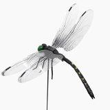 2026 New 40 Pcs Dragon Fly Clips for Bugs Repellent, 3D Artificial Dragonfly Hat Clip, Dragonfly Garden Decor (20PCS)