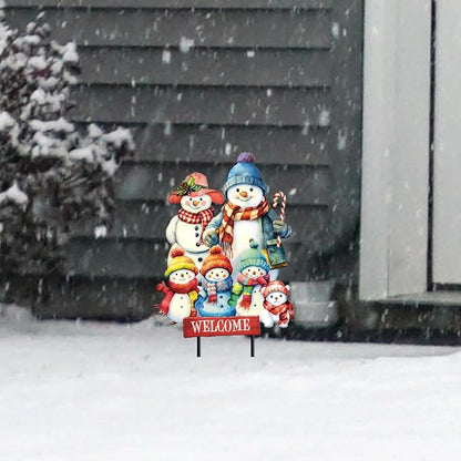 Briarwood Lane Snow Family Metal Art