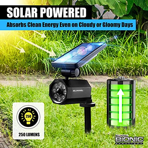 Bell+Howell Bionic Spotlight LED Solar Light - Motion Sensor, Waterproof