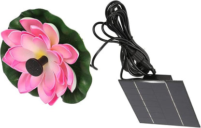 Sonew Flower Solar with High Conversion Efficiency - 1.4W Floating Bird Bath Fountain for Fish Pond, Garden, Patio, and Aquarium
