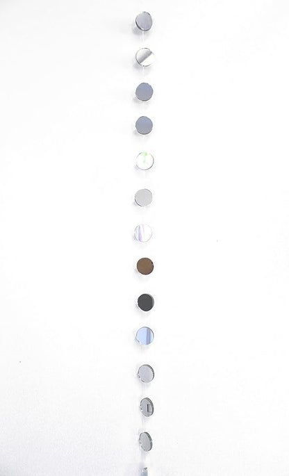 Mirror Garland Strand, 1 x 48 Inches, Real Mirror Sun Catcher Mobile