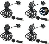 Wholesale Fountain Submersible LED Light Fountain Ring (6-LED no AC Plug) for Garden, Square, Yard (White,4)