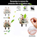 Hummingbird Flowing Water Garden Stake Decor, Butterfly Acrylic 2D Garden Decoration,Sculptures Ornament Garden Accessories for Outdoor Indoor Yard Lawn Pot Plants (Style A)