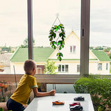 BOXCASA Stained Glass Window Hanging - Handmade Monstera Leaf Suncatcher for Plant Lovers,Plant Gifts for Women,Grandma,Mother's Day,Christmas