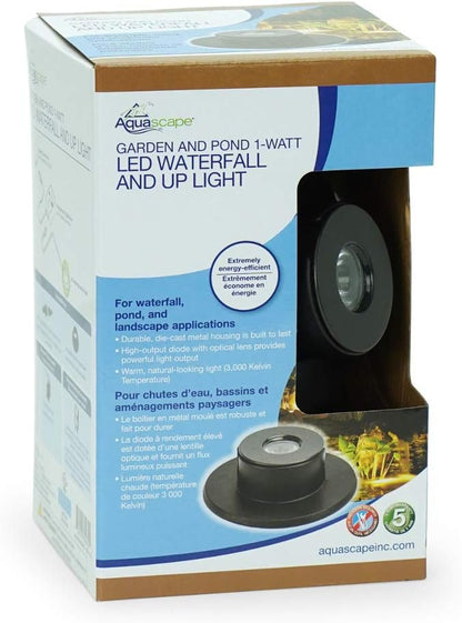 Aquascape LED Waterfall Up Light 1-Watt for Garden, Pond and Water Feature | 84032 (Pack of 6)