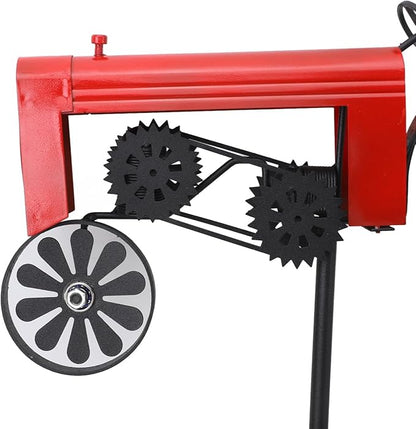 Farm Tractor Windmill,Tractor Wind Spinner Yard Ground Stake Statue Garden Windmill Decoration Lawn Floor Stakes Art Ornament for Outdoor Garden Yard Patio Decor (Red)