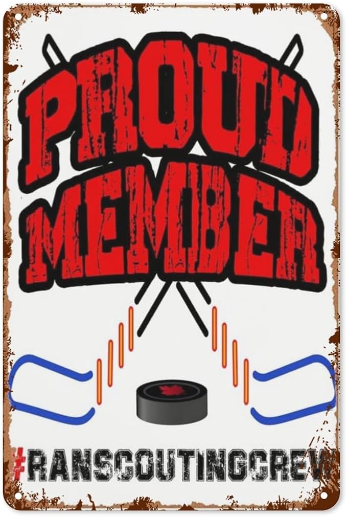 patio wall decor PROUD MEMBER Ran scoug crew metal signs vintage Funny for Home Decor Bathroom Yard Wedding Street Garage Funny Coffee Kitchen Garden Office 8X12inch