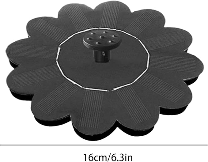 Bird Bath Solar Fountain | Solar Powered Fountain Pump,Waterfalls Outdoor Birdbath for Pool Pond Landscape Yard Patio Porch Deck Backyard