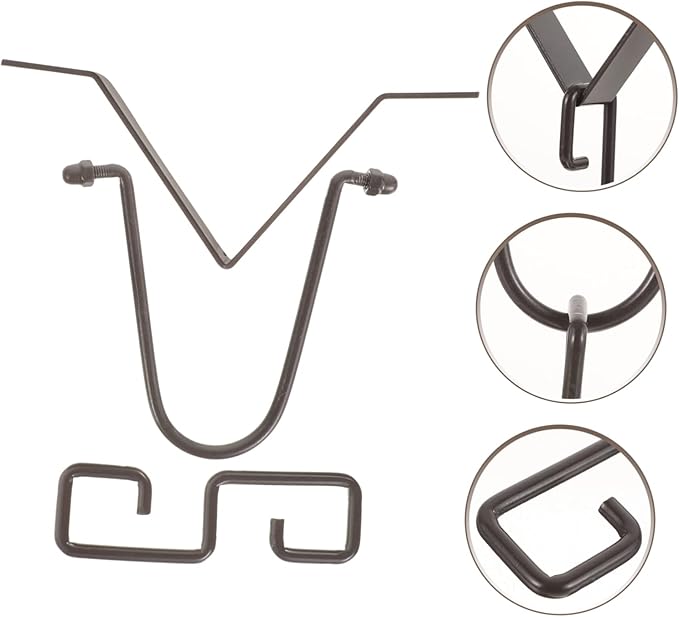 Rain Chain Hooks for Gutters 1 Set of Metal Rain Chain Gutter Clips Adapter for Easy Install