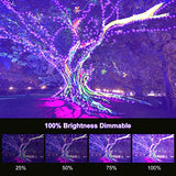 66FT 200LED UV String Lights - Waterproof, Remote Timer