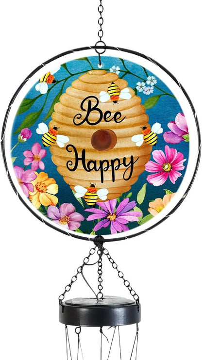 Briarwood Lane Happy Beehive Illuminated Wind Chime
