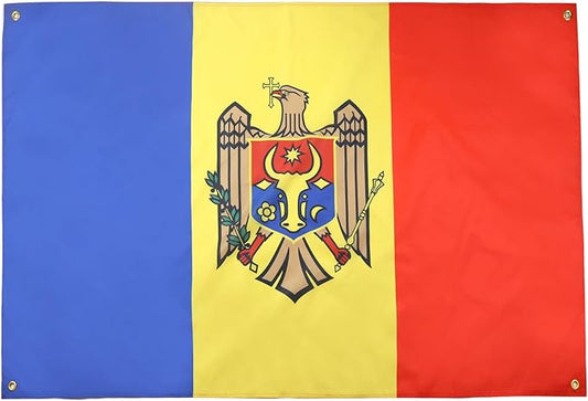 AZ FLAG Moldova Flag 150 x 90 cm with 4 Eyelets for Balcony or Wall