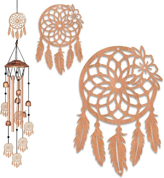 ORIGACH Dream Catcher Wind Chimes, Metal Wind Chimes Indoor Outside Decor for Lawn, Patio, Home, Garden, Large Wind Chime Gifts for Birthday Family & Friends