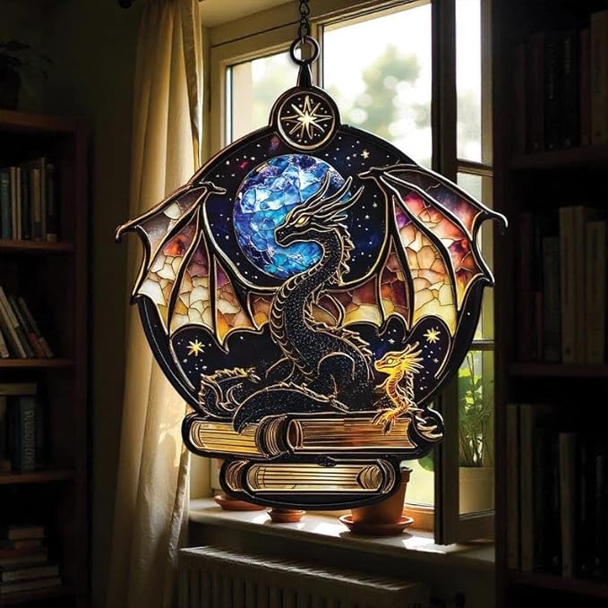 Dragon Suncatchers Indoor Window Suncatchers for Windows Hanging Garden Window Decor Outdoor Suncatcher
