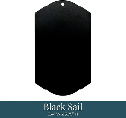 Personalized Wind Chime Sail, Sail Only, Engraved Windchime Tag, Custom Wind Chime Plaque, Replacement Windchime Sail
