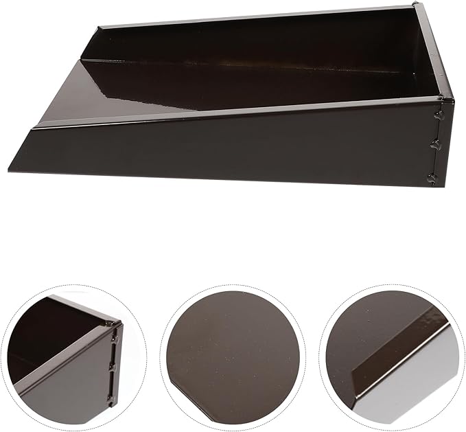 Yardwe Aluminum Water Dustpan Drainage System 11.8 X 7.9 X 2.6 Inch Gutter Downspout Splash Block Rainwater Diverter for Outdoor Home Use