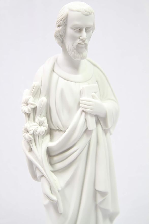 Vittoria Collection 16 Inch Saint St. Joseph The Worker Statue Sculpture Figurine Made in Italy Indoor Outdoor Garden