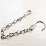 YINGFENG 10 Pack 9.5 Inch Silver Hanging Chains for Hanging Bird Feeders, Bird Houses, Planters, Baskets, Birdbaths, Lanterns, Wind Chimes, Billboards, Signs and Ornaments