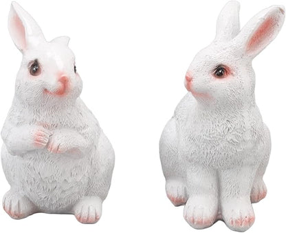 Garden Statues, oor Animal, Synthetic Craft Sculp with Like, Weather den r for Home Patio Lawn Yard