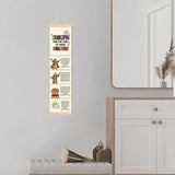 Joseph's Coat of Many Colors Banner, Church Banner, Christian Rustic Hanging Door Flag, Farmhouse Decorations Outdoor Indoor, Church Activity Decor, Bible Lesson, Scripture and Words Decorations