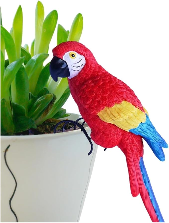 Garden Decor Resin Bird Statues Garden Decorative Sculptures Outdoor Decor Outdoor Decor(E)