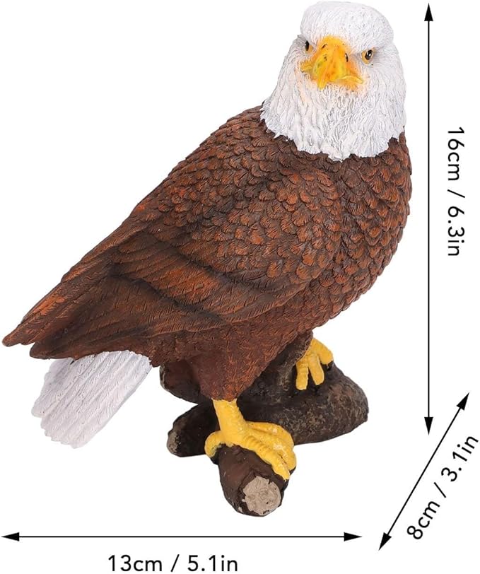 Cute Statues Garden and Yard Statue Bald Eagle Hanging Bird Backyard Decor