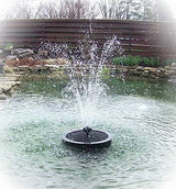 Custom Pro 5200 Floating Fountain Aerator with 5200 GPH Pump, 108 LED White Ring Light, 30 & 33 Foot Cords, Multi-Tier Nozzle, Telescoping Riser, Float & More