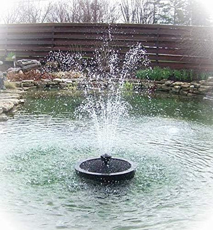 Custom Pro 5200 Floating Fountain Aerator with 5200 GPH Pump, 108 LED White Ring Light, 30 & 33 Foot Cords, Multi-Tier Nozzle, Telescoping Riser, Float & More