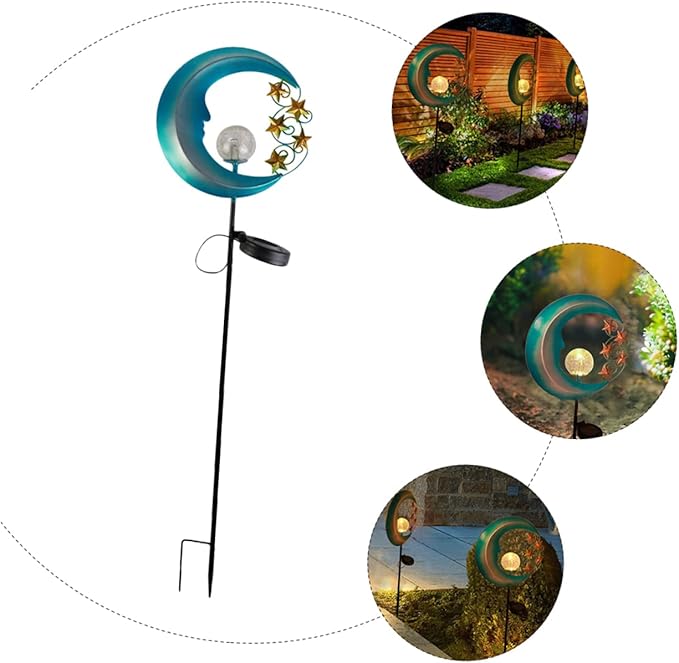 1pc Solar Courtyard Shape Lawn Decor for Garden Easy Install Solar Ground Inserted Light for Pathway Patio and Outdoor Spaces