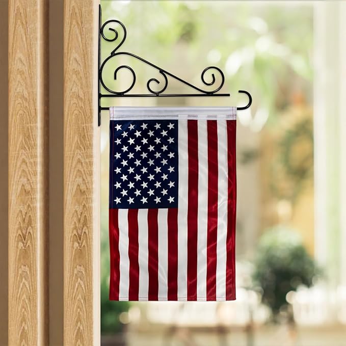 4th Of July American Flag For Independence Day Holder Kit Wall Hanging Home Cemetery Decoration For Grave Yard Sign Memorial Veterans Day USA Poster Door Canvas Tapestry Gifts For Dad