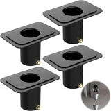 4 Pack Rain Chain Adapter for Gutter Rain Chain for Outside Metal Rain Chain Adapter with Bolt Rain Chain Gutter for Outside Gutter Downspout
