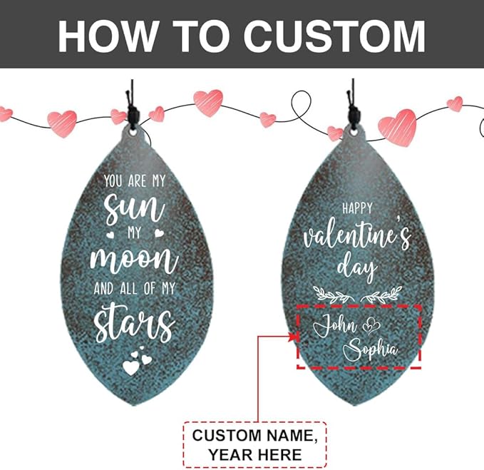 ASTARIN Wedding Gifts Wind Chime, Personalized Names & Date Wind Chimes Gifts for Couple 2026, Wedding Gift for Newlywed Husband Wife, Engagement Gift Valentine’s Day Anniversary(Produced in USA)