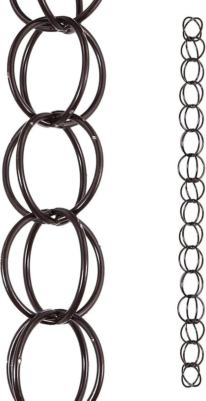 Rain Water Chain Rain Chain Japanese Decor 1M Length Drainage Rain Chain Copper Rain Chains Villa Decoration Rain Chain Divert Water Functional and Decorative Replacement for Gutters