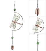 Dragonfly Wind Chimes Garden Gifts, Window Hanging Ornaments, Outside Wind Chimes Dragonfly Ornaments with , Garden Suncatchers Home Decoration for Balcony, Yard, Patio