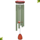 Large Aluminium Wind Chimes Outside, Soothing Melodic Memorial Sympathy Wind Chime, Suitable Outdoor Garden Decor, Gift for Mom Women Neighbors (Green Wind Chime -36“)