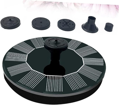 FAVOMOTO Solar Floating Fountain Solar Powered Mini Water Fountain for Garden and Bird Bath Automatic Operation Cute Design Efficient Water Circulation Durable Material