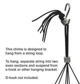 Woodstock Chimes Signature Collection, Bells of Paradise, Silver 44", Decor Designs Wind Chimes for Outdoor, Patio, Home or Garden Décor (BPLS)