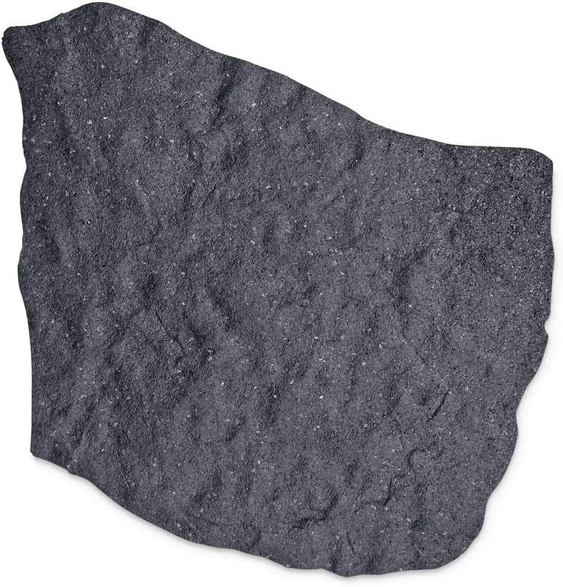 Gardener's Supply Company Flagstone Recycled Rubber Stepping Stone For Garden Walkway | Outdoor Patio Decor & Lawn Pathway Landscaping Stepping Blocks | Eco-Friendly Recycled Rubber - 17"W X 1/2 Thick