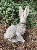 Large Rabbit Sculpture Stone Bunny Figure Concrete Rabbit Statue for Home and Garden Handmade Bunny Figurine