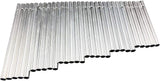 YEJI 30 Pcs Silver Tone Hollow Wind Chimes Outdoor Ideal Gift Aluminum Tubes Garden, Patio, Home Decoration, 6 Size