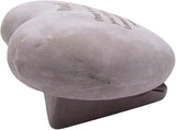 Wowser Heart Shaped Memorial Stone, Sympathy Gift, Remembrance Garden Accent, 6 Inches (Dad)