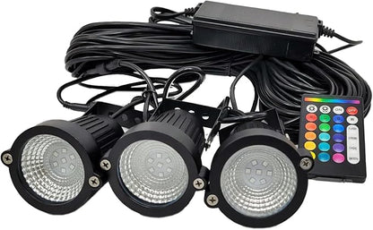 Custom Pro Color Changing Universal Upgraded Premium Light Kit for Oase & Pond Boss 1/4 HP Floating Fountain w/Remote