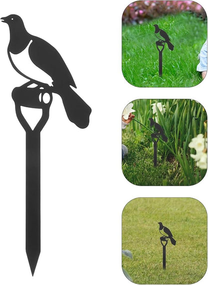 VANZACK Bird Garden Stake Decorative Iron Art Lawn Ornament for Outdoor Decor Beautiful Combinations for Patio and Weather-Resistant Design for Garden