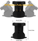 Pond Lights Colored with Timer, Underwater Fountain Light LED RGB IP68 Waterproof Submersible Spotlight for Outdoor Fish Pond Fountain Garden Lawn Yard Waterfall (Set of 3)