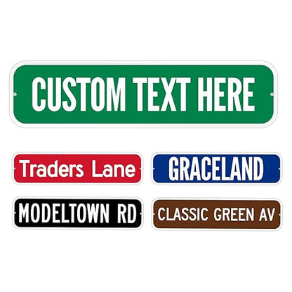 SmartSign Customize Your Own Green Street Sign | 6" x 24" 3M EG Reflective Aluminum