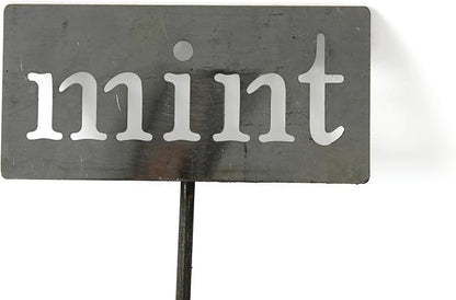 Classic Metal Garden Markers 19 Inches Tall (mint, Raw, Unfinished Steel (will rust with time))
